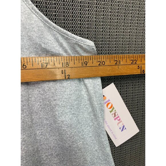 Joyspun Womens Size L (12-14) Light Grey/Colorful Sleepwear Set Tank and Shorts - Picture 5 of 11